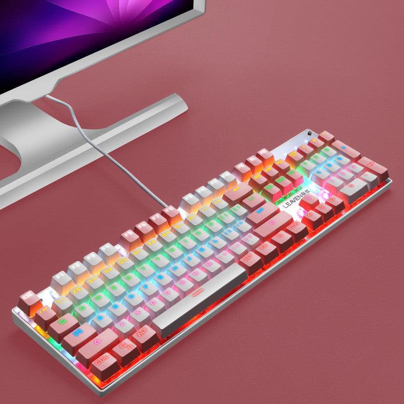 Luminous Punk Keyboard USB Wired Computer Gaming Keyboard - Nioor