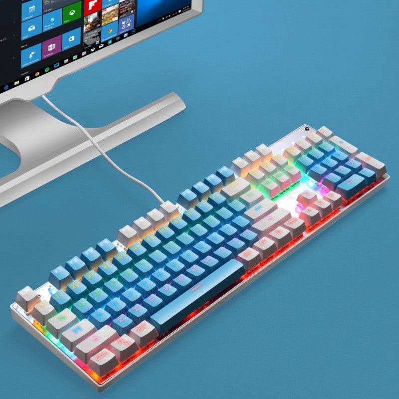 Luminous Punk Keyboard USB Wired Computer Gaming Keyboard - Nioor