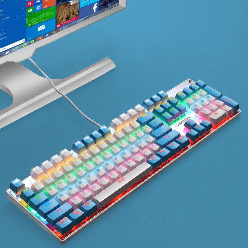 Luminous Punk Keyboard USB Wired Computer Gaming Keyboard - Nioor