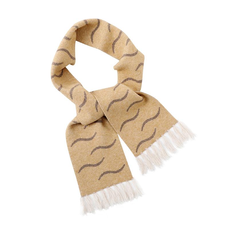 Corn Ginger Zebra Thick Scarf - Nioor