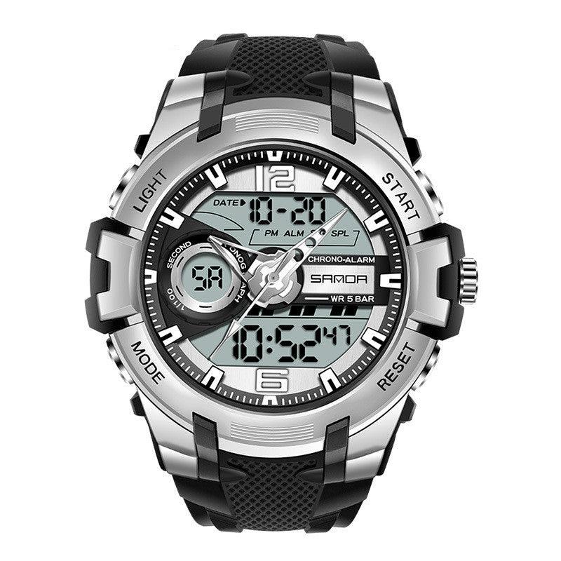 Men's Large Dial Waterproof Watch Personality Electronic Watch Fashion Trend - Nioor