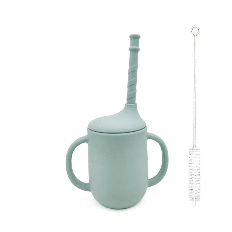 New Product Silicone Baby Drinking Cup With Straw Leak-proof And Drop-proof - Nioor