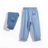 Girls' Denim Anti-mosquito Trousers With Feet