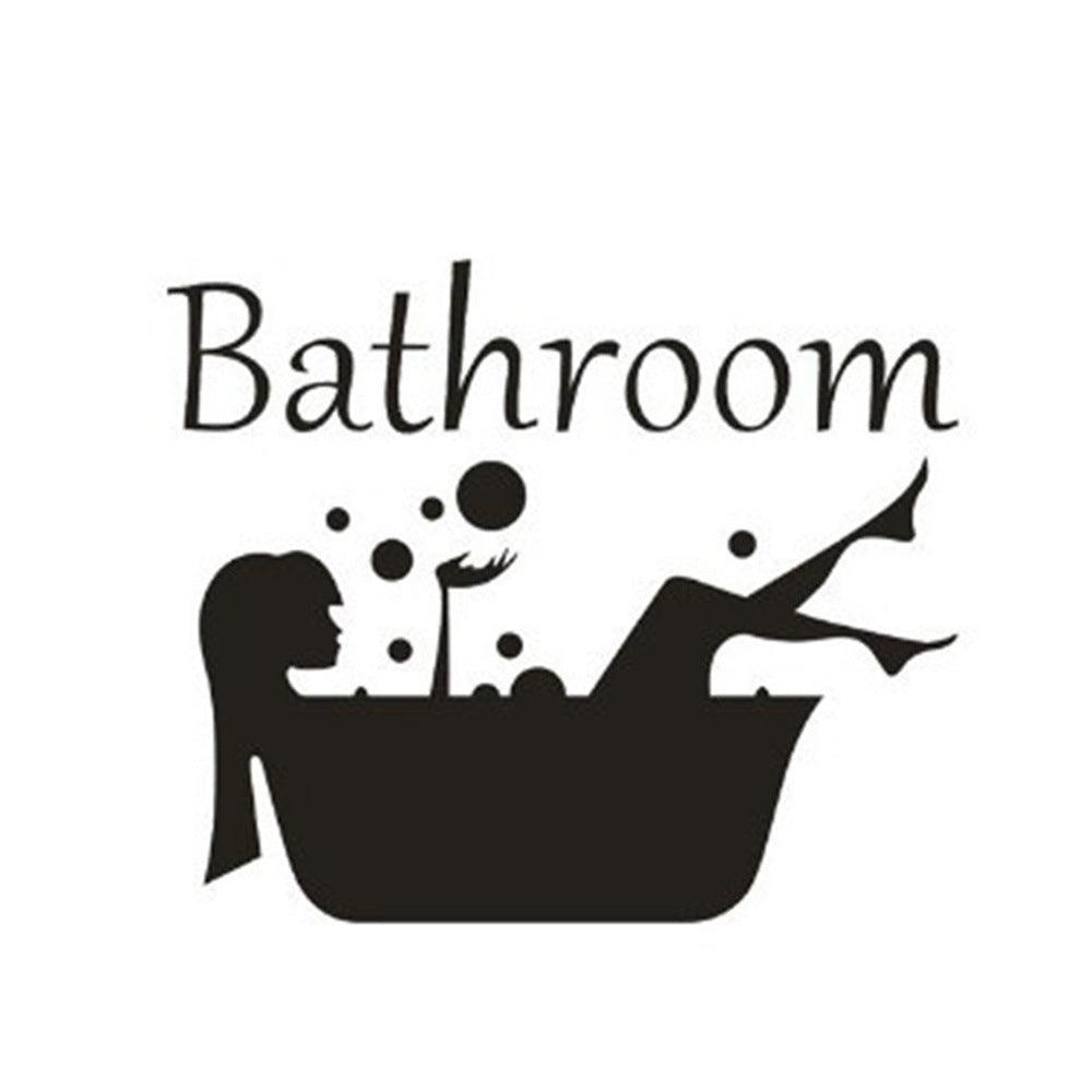 New English Wall Stickers Bathroom - Nioor