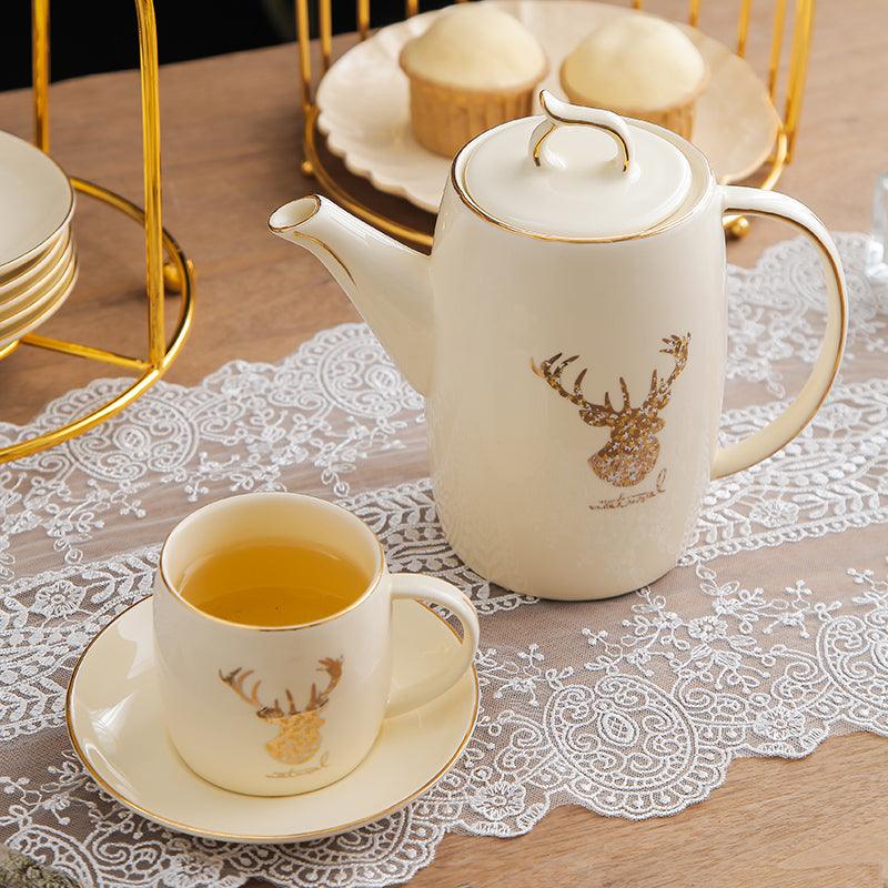 European Style Light Luxury Teapot, Black Tea Cup, Afternoon Tea, Scented Tea, Tea Set - Nioor