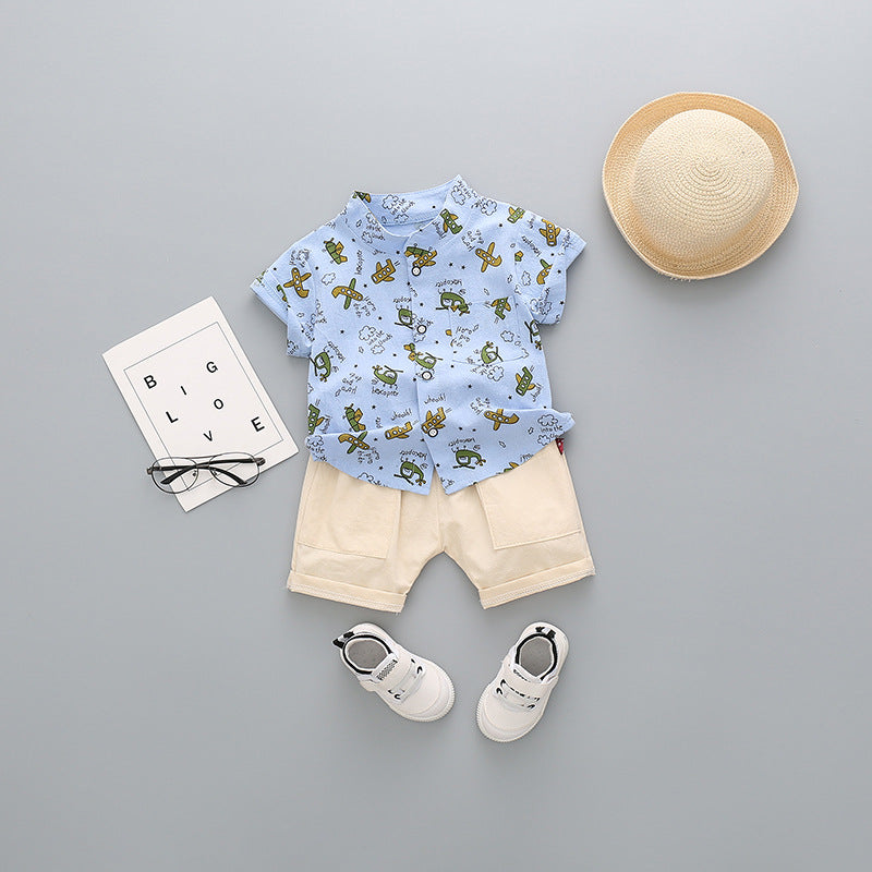 Children'S Clothing, Boys And Children'S Short-Sleeved Shorts