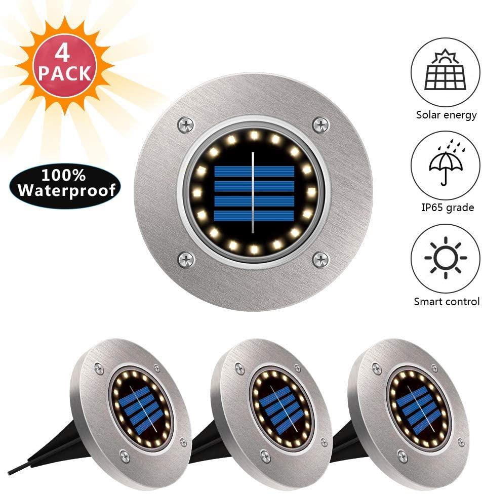 8LED Waterproof Solar Powered Garden Lights - Nioor