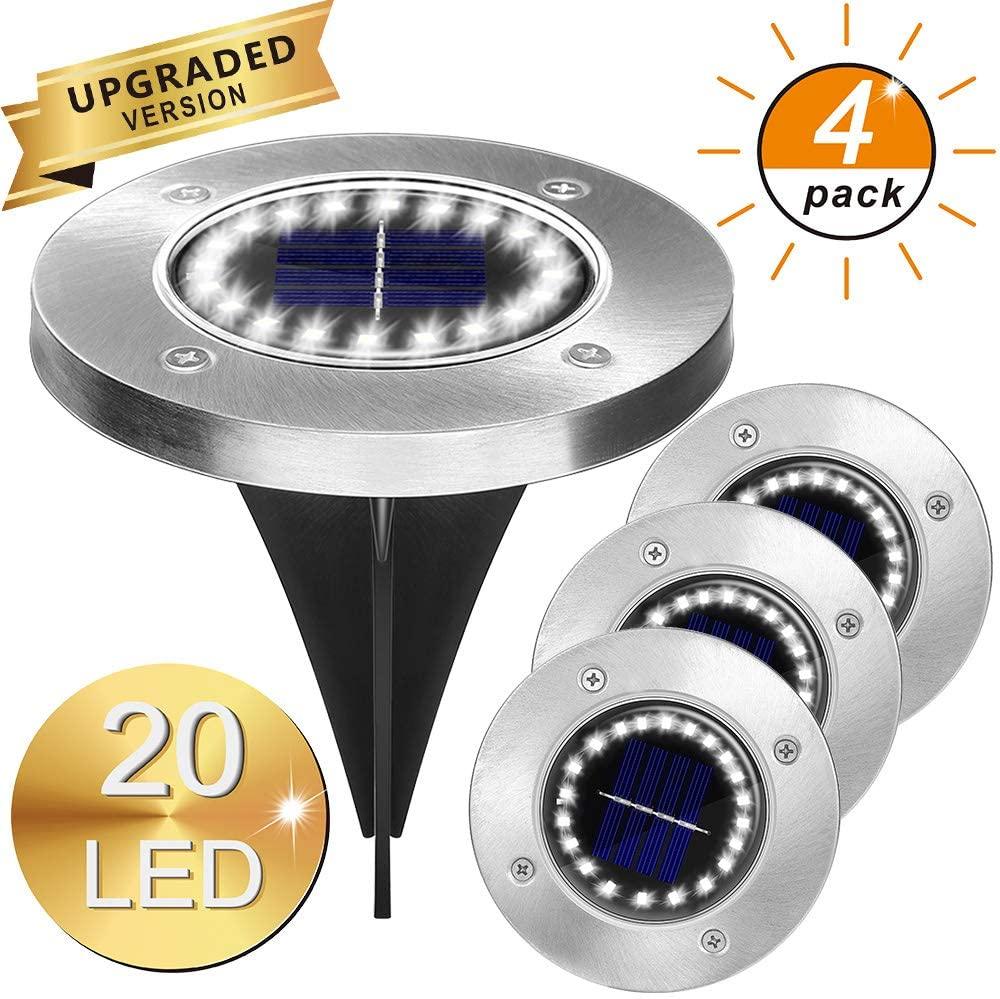 8LED Waterproof Solar Powered Garden Lights - Nioor