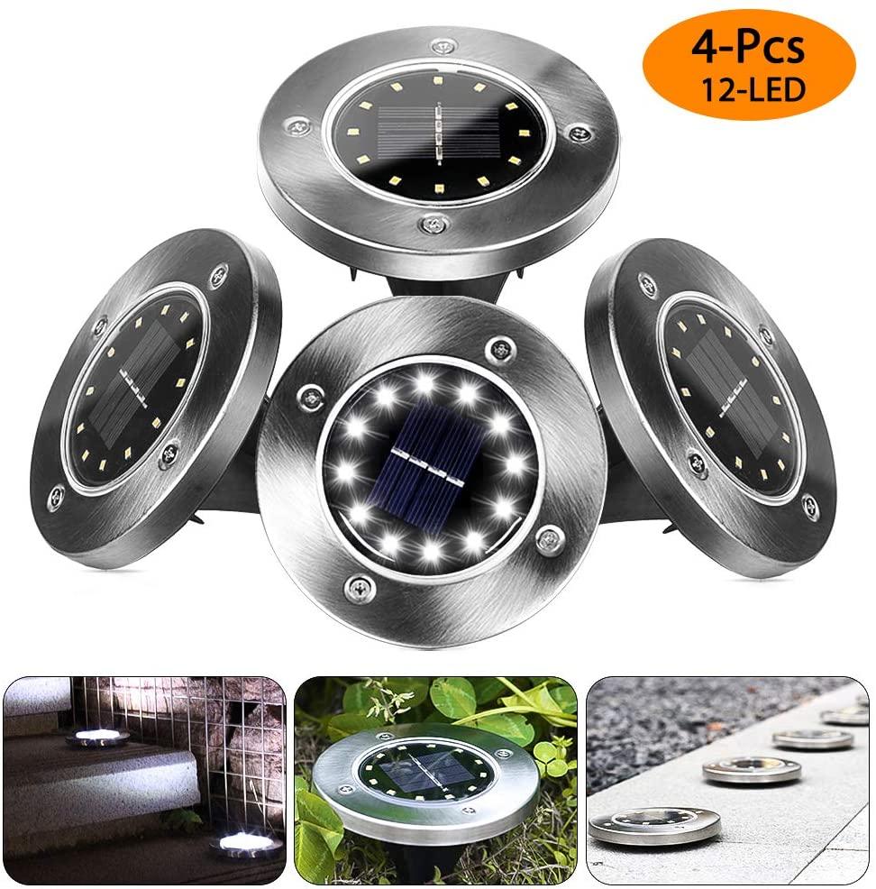 8LED Waterproof Solar Powered Garden Lights - Nioor