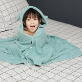 Children's Bathrobe, Coral Fleece Hooded Cloak, Air-conditioning Blanket