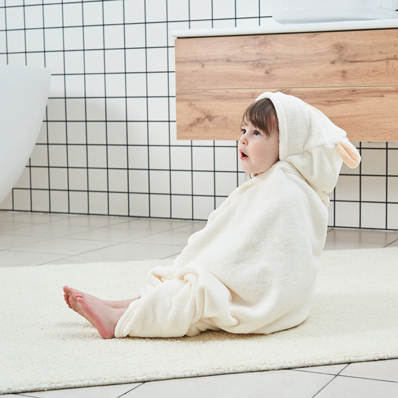 Children's Bathrobe, Coral Fleece Hooded Cloak, Air-conditioning Blanket