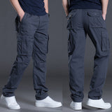 Men'S Work Pants Multi-Pocket Overalls