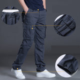 Men'S Work Pants Multi-Pocket Overalls