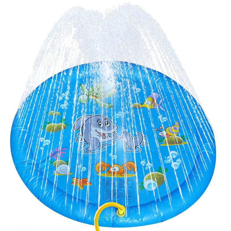 Non-Slip Splash Pad For Kids And Pet Dog Pool Summer Outdoor Water Toys Fun Backyard Fountain Play Mat - Nioor