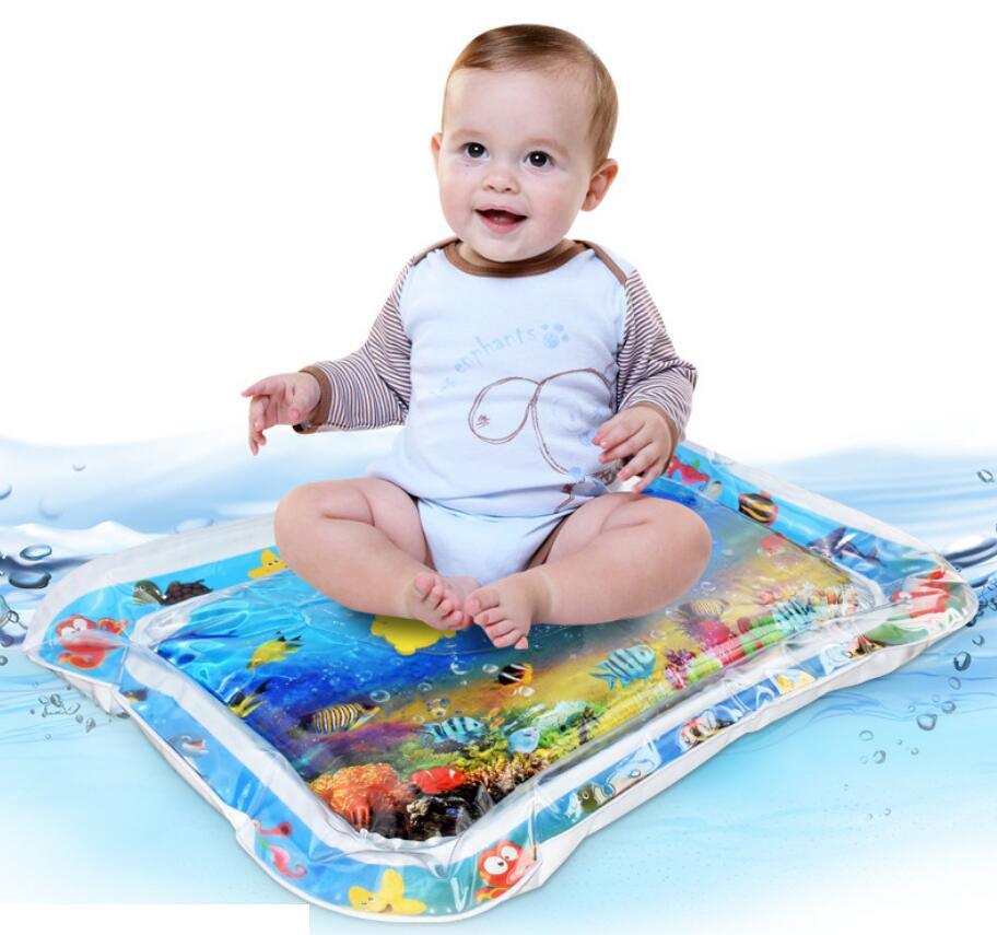 Baby Inflatable Water Mat, Infants Summer Beach Water Mat Patted Pad Water Cushion For Infants Toddlers Summer Activity Play Toys Baby Pillows - Nioor