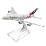 Civil Aviation Aircraft Model Alloy International Airbus Model Simulation Office Aircraft Model Decoration - Nioor