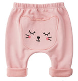 Cartoon patch baby pants