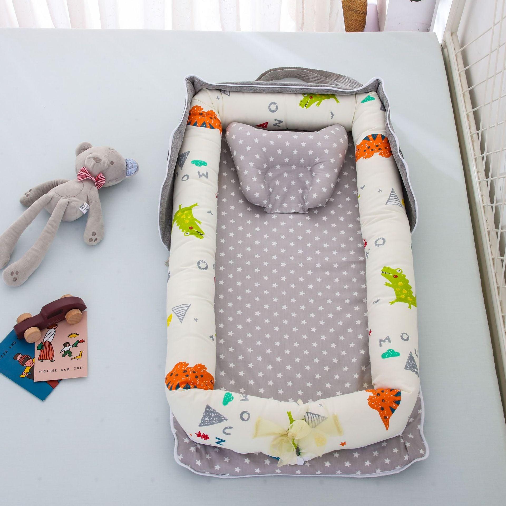 Cotton Portable Foldable Baby Bed - Nioor