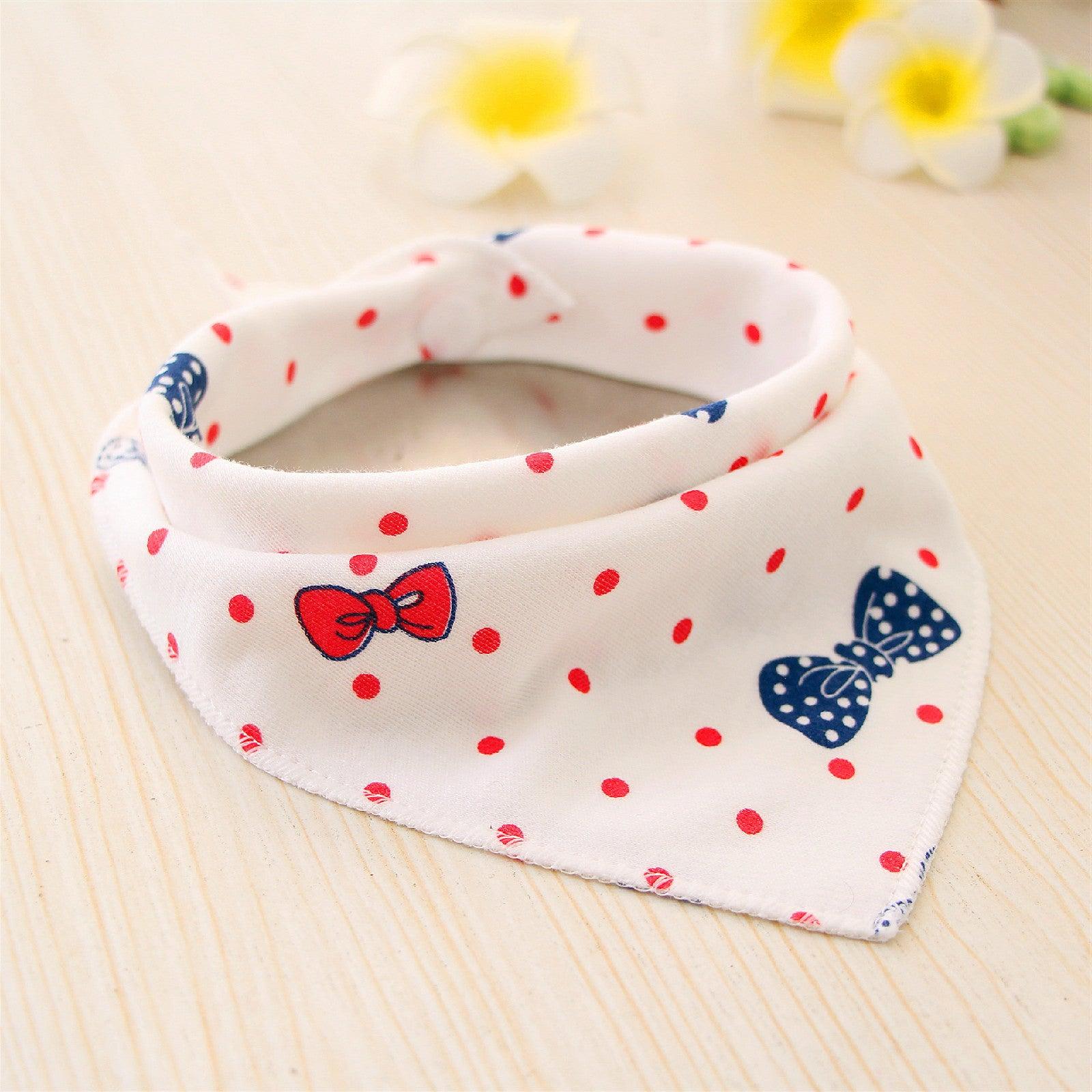 Baby Bibs Waterproof Triangle Cotton Cartoon Child Baberos Bandana Bibs Dribble Bibs Newborn Slabber Absorbent Cloth - Nioor