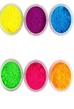 1/6PCS Neon Eyeshadow Loose Powder Pigment - Nioor