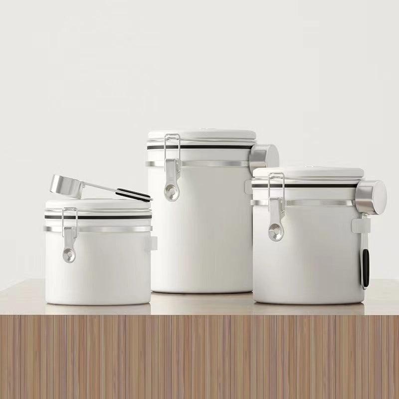 With Spoon Exhaustable Coffee Bean Storage Cans Fresh Tea Milk Powder Cans - Nioor