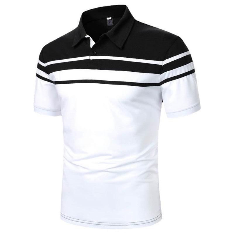 Men's Striped Polo Short Sleeve - Nioor