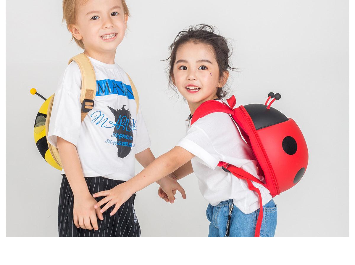 Cute Ladybug Backpack Children's Schoolbag Cartoon - Nioor