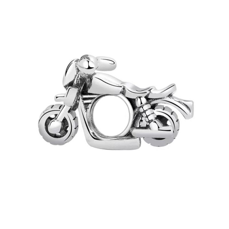 Simple Pure Silver Motorcycle Accessories - Nioor
