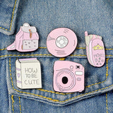 School Supplies Book Bags Mobile Phone Video Card Brooch