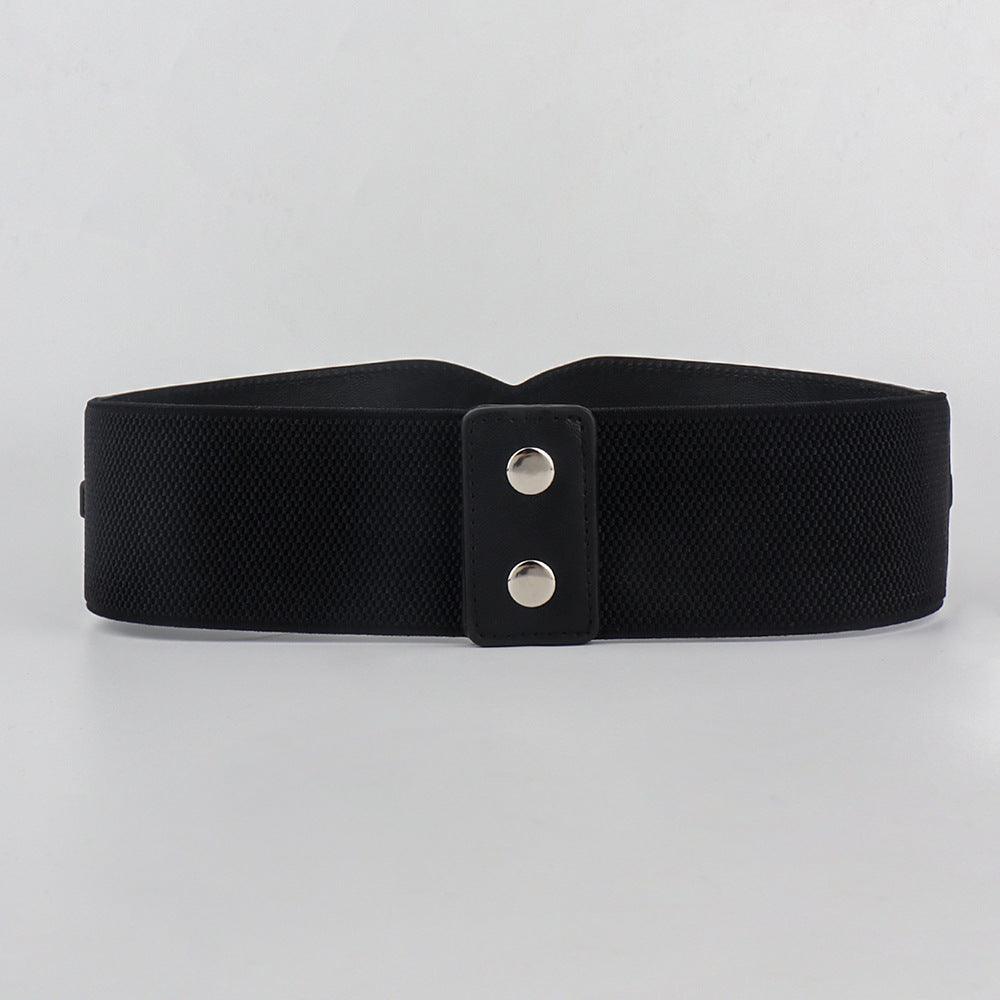 Simple Wide Waist Seal Elastic Versatile Belt Ladies - Nioor