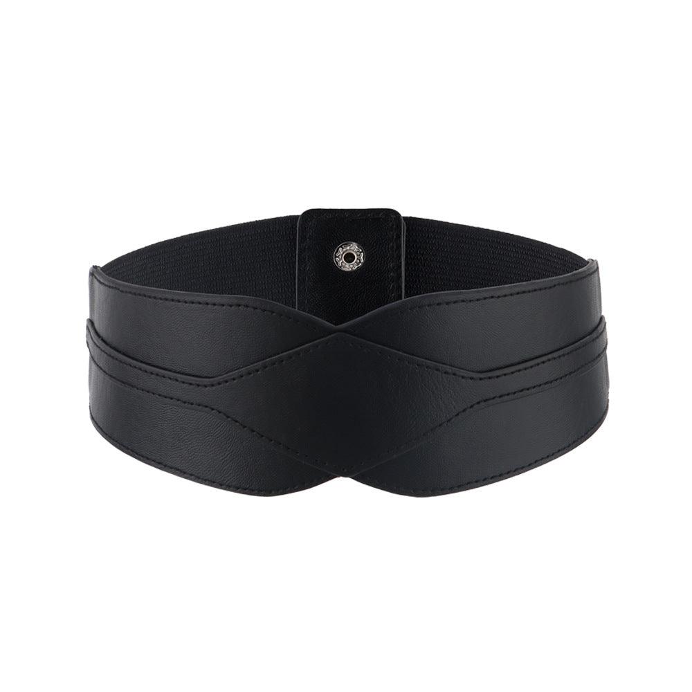 Simple Wide Waist Seal Elastic Versatile Belt Ladies - Nioor