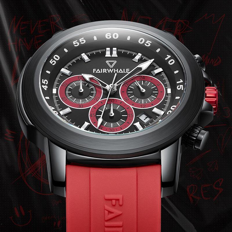 Three Eyes And Six Needles Multifunctional Daytona Watch - Nioor