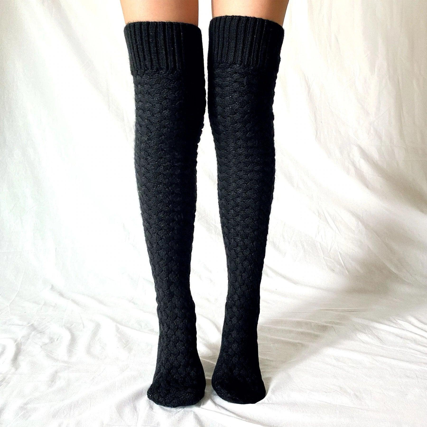 Indoor Home Wool Keep Warm Knee Pads Room Socks - Nioor