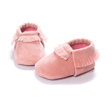 PU Suede Leather Newborn Baby Shoes