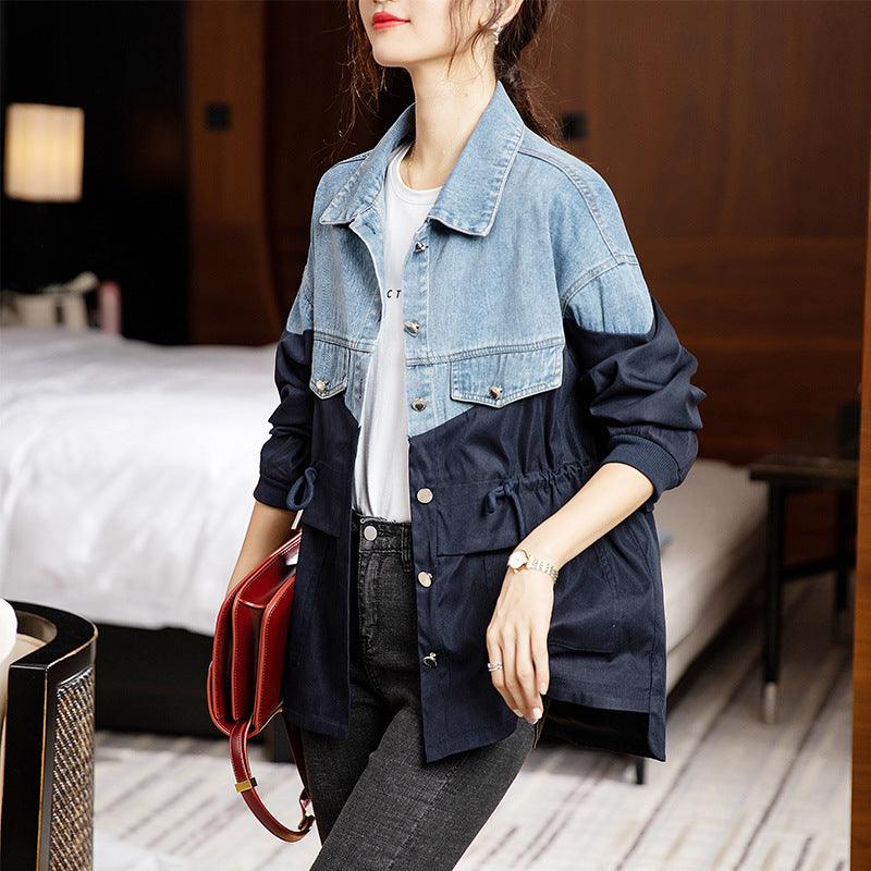 Trench Coat For Women Spring New Loose Plus Size Slimming And Fashionable - Nioor