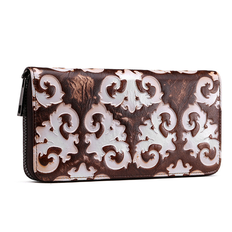 Creative Top Layer Leather Women's Vintage Wallet