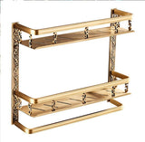 European style bathroom shelf double bathroom - Nioor