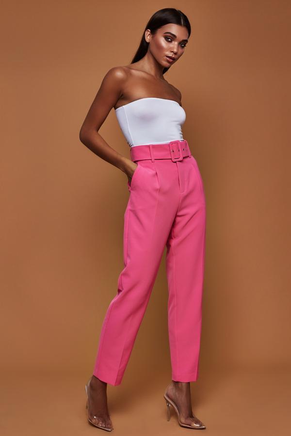 Women's Long High Waist Casual Pants - Nioor