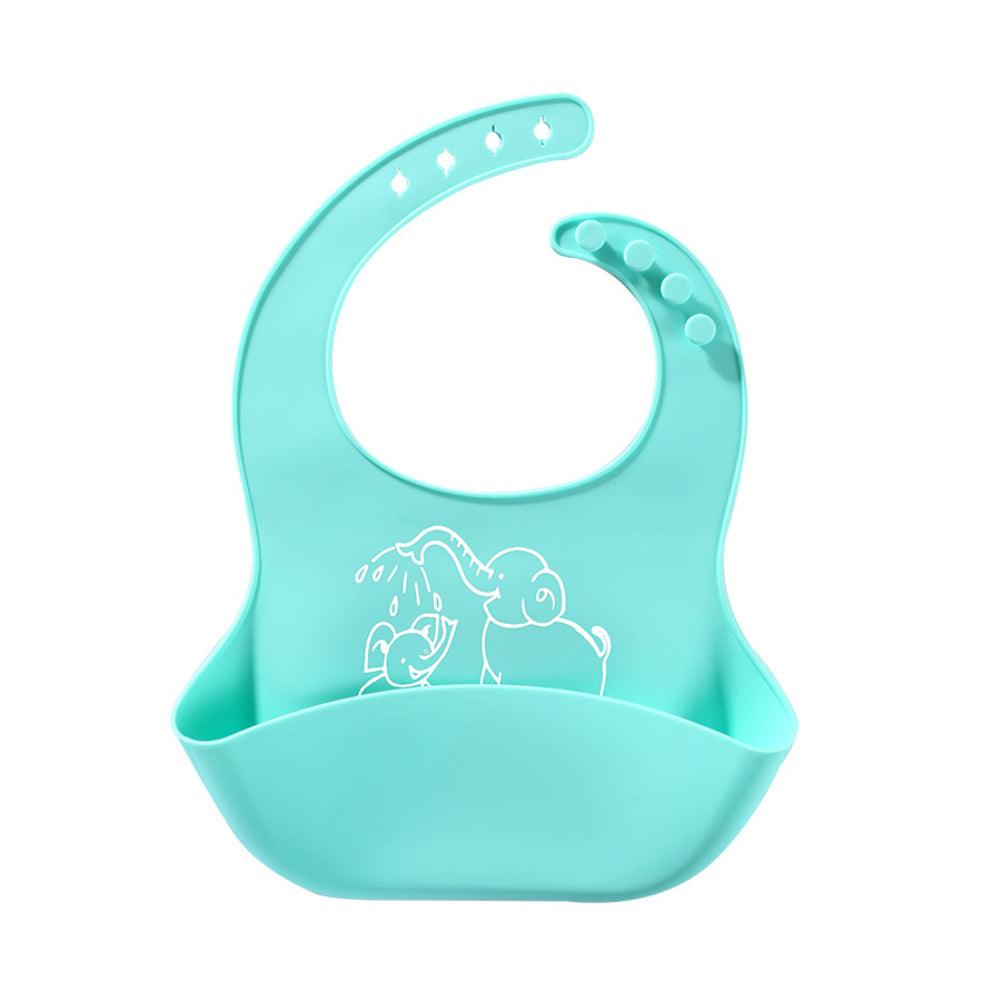 Baby food Bib baby meal silicone saliva bag - Nioor