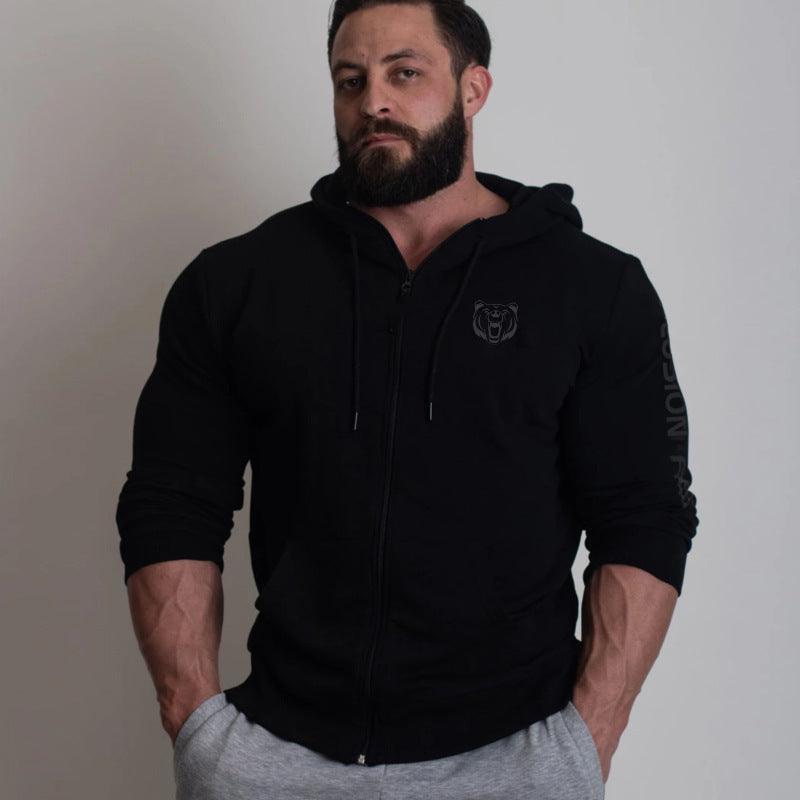 Plus Size Muscle Brothers Sweater Hooded - Nioor