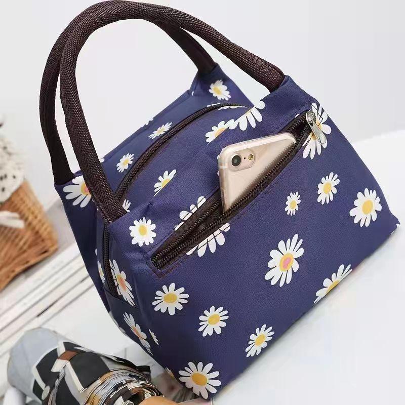 Printed Portable Student Small Cloth Bag Makeup Storage Bag Hand Carrying - Nioor