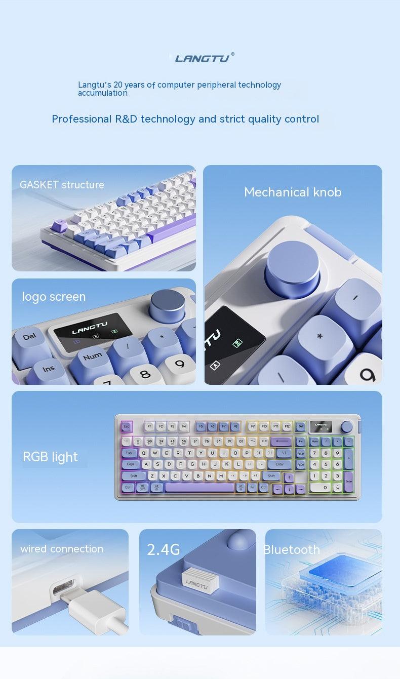 Wireless Bluetooth Mute Keyboard E-sports Office Keyboard - Nioor