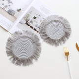 Tassel insulation table mat