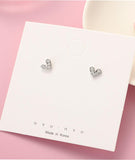 Silver Love ear nail - Nioor