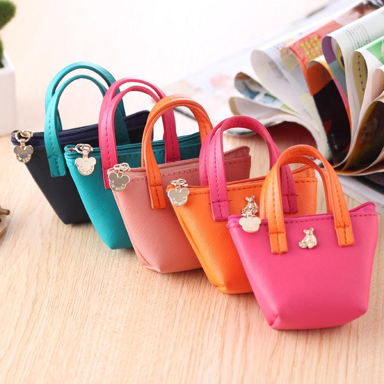 Factory Direct Korean Zero Purse Hand Leather Bag Candy Color Lovely Zero Purse - Nioor