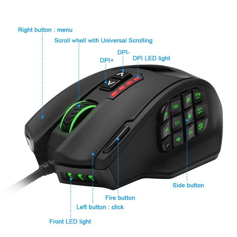 RGB backlit gaming mouse - Nioor