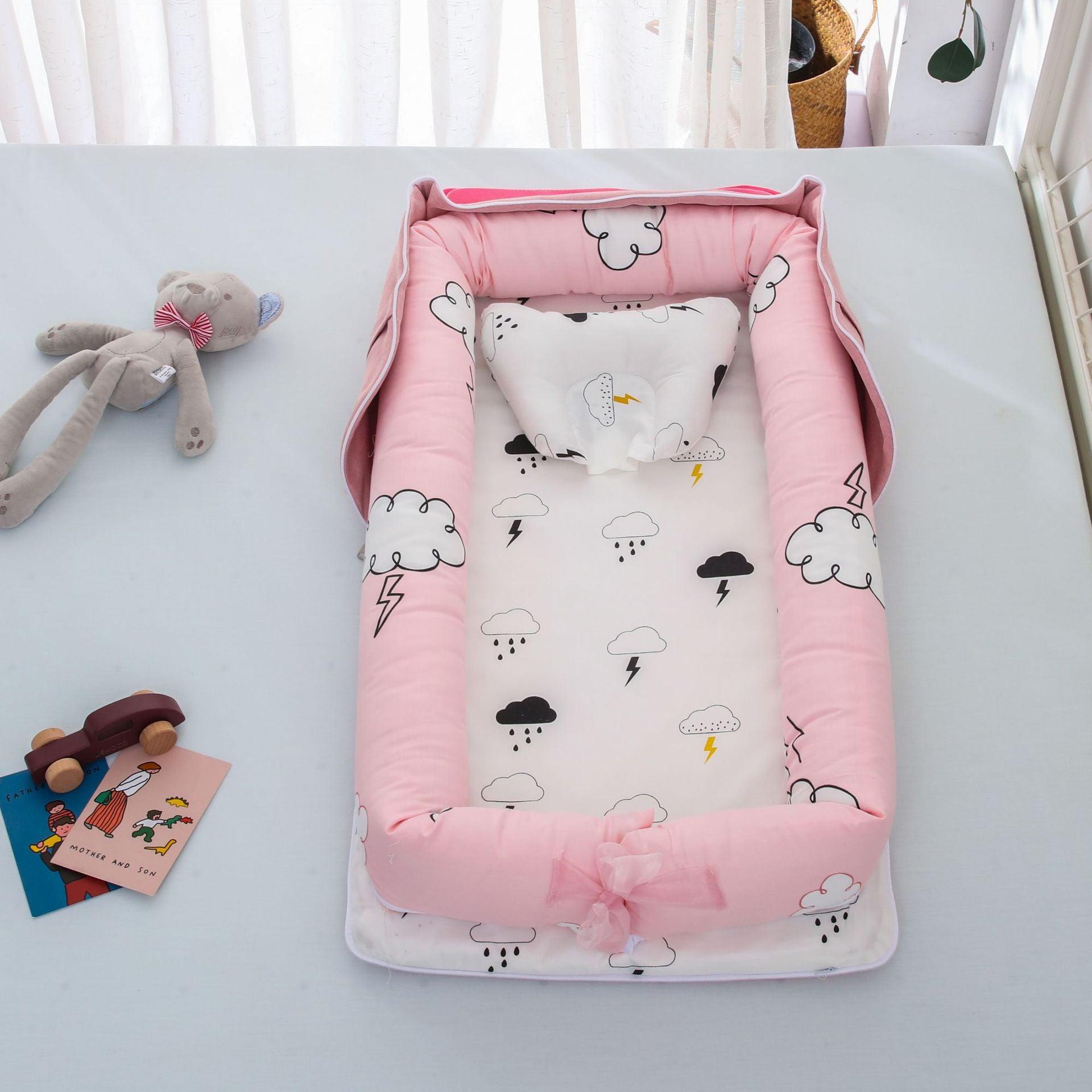 Cotton Portable Foldable Baby Bed - Nioor