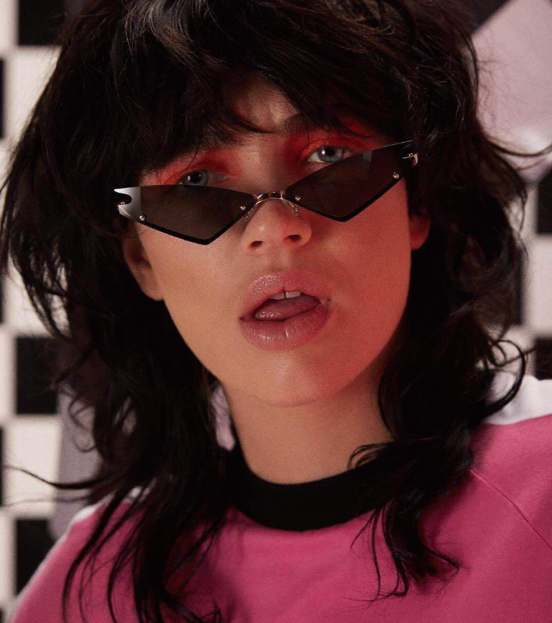 New fashion cat eye sunglasses women cross-border explosions wild colorful sunglasses street fashion glasses