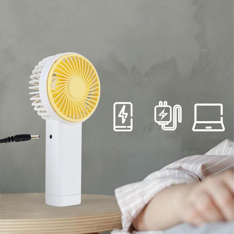 Portable Handheld USB Rechargeable Small Fan With Light - Nioor