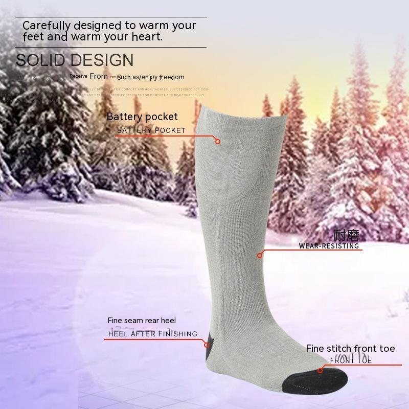 Men's And Women's Outdoor Fashion Full Foot Heating Socks - Nioor